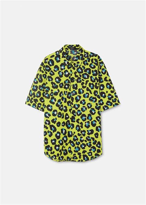 Versace Camicia Leopardata 